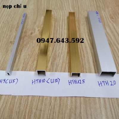 Nẹp chỉ u thông tin và ứng dụng trong thiết kế nội ngoại thất