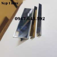 Nẹp inox chữ T trang trí