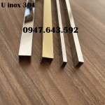 Nẹp inox chữ U trang trí